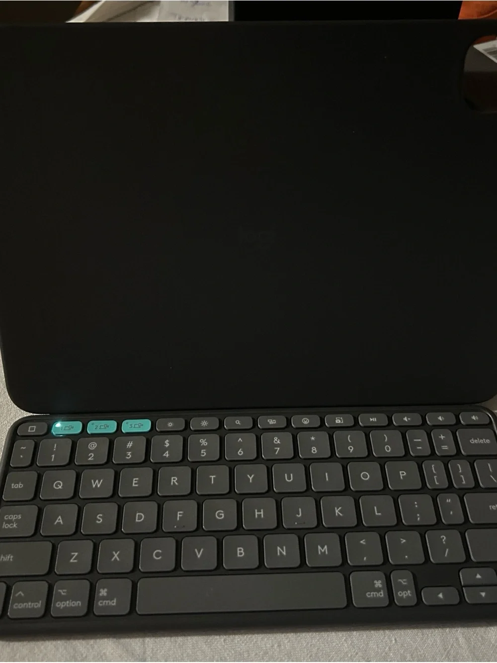 Logitech Keyboard Case for 11-inch iPad - Black with Teal Accent